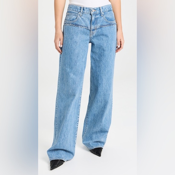 SLVRLAKE Denim - Slvrlake Mica Raw Edge Seam Jeans